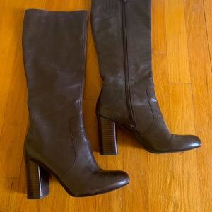 Brand New, Via Spiga Leather Heeled Boots
